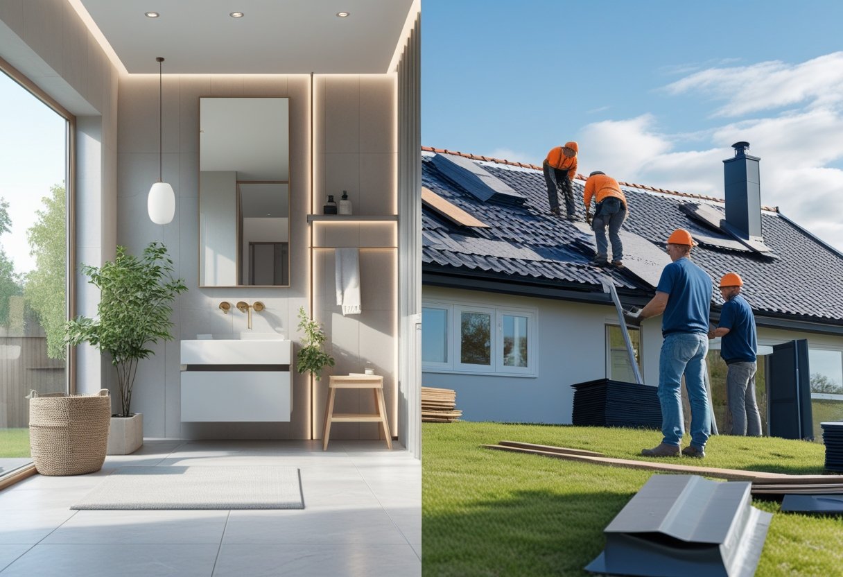 Sådan får du et nyt badeværelse i Århus og et holdbart tag i Nordsjælland